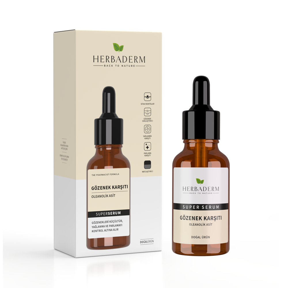 Herbaderm Süper Serum (oleanolik Asit) Gözenek Karşıtı 30 Ml HERBA701455