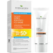 Herbaderm Suya Dayanıklı Güneş Koruyucu Yüz Kremi Uva + Uvb (50+spf) 75 Ml HERBA700232