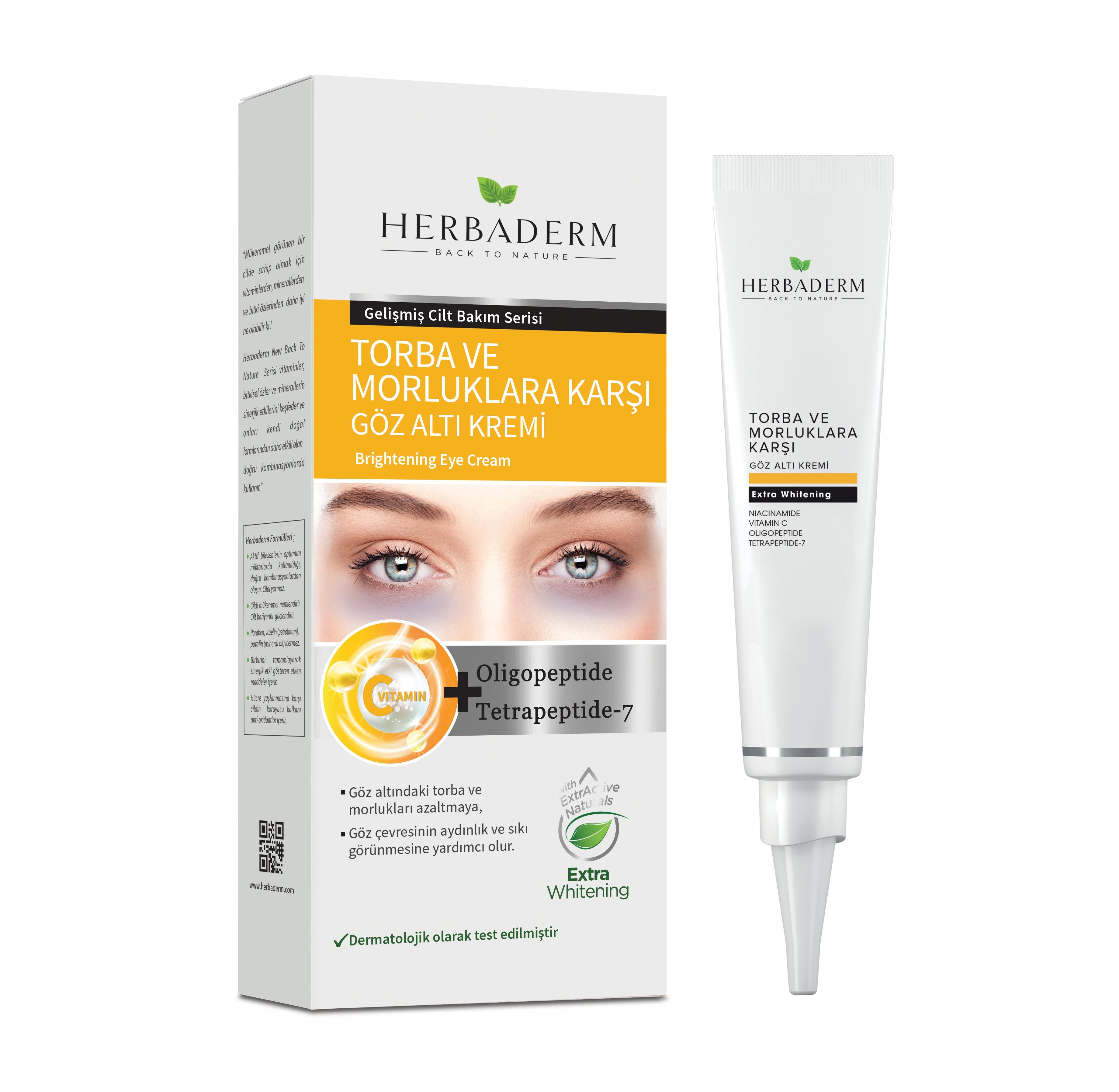 Herbaderm Torba Ve Morluklara Karşı Göz Altı Kremi 15 Ml HERBA700064