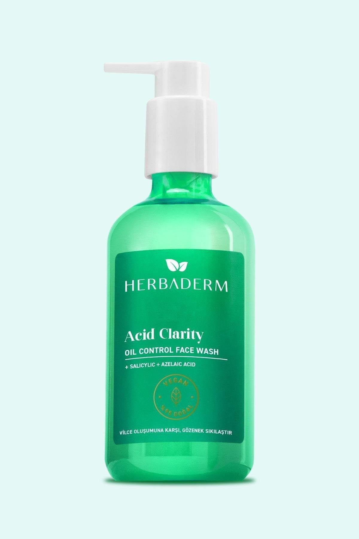 Herbaderm Yağlı Ve Sivilceli Ciltler İçin Yüz Temizleme Jeli 250 Ml HERBA701503