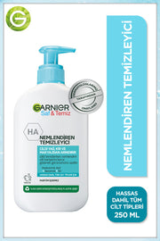 Garnier Saf&Temiz Salisilik Nemlendiren Temizleyici 250 ml (Niasinamid, Salisilik Asit, Seramid, Kil)