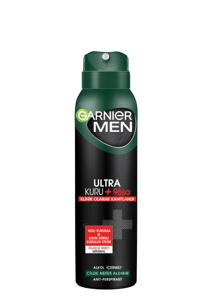 Garnier Men Ultra Kuru Spray Deodorant