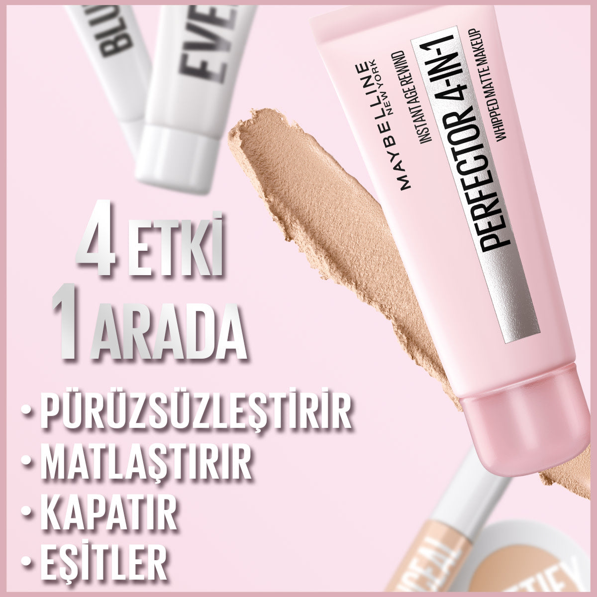 Instant Perfector 4 ETKİ 1 ARADA Fondöten- Light (Orta Ton)