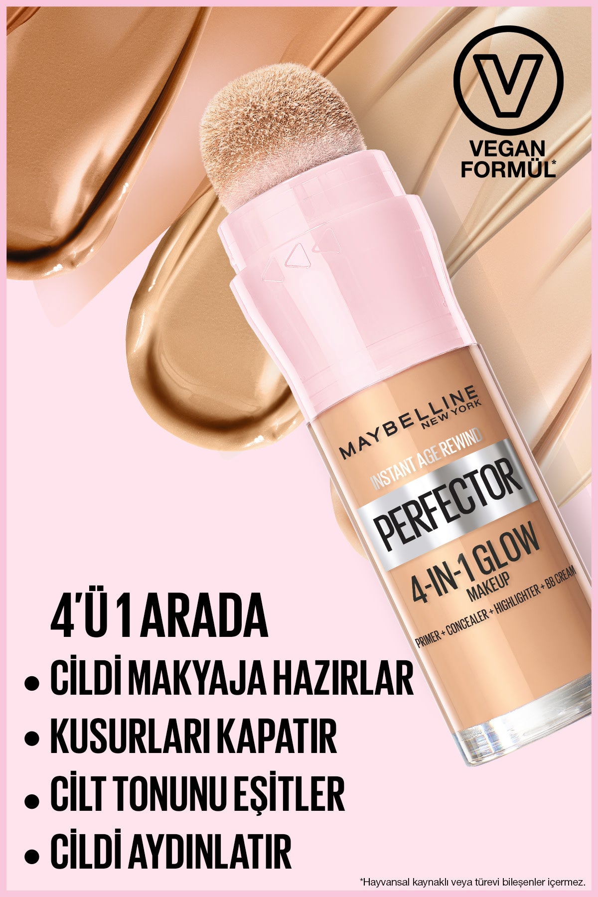 Instant Perfector Glow 4 Etki 1 Arada Fondöten- 1.5 Light Medium