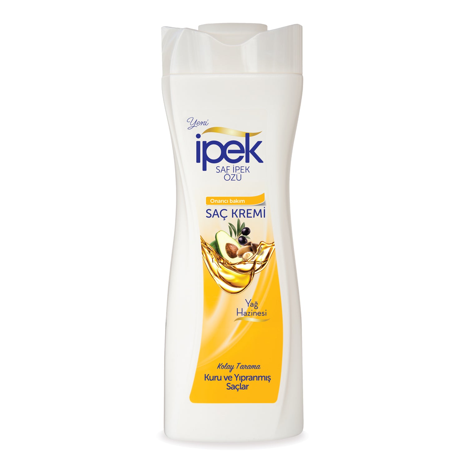 İpek Kuru ve Yıpranmış Saçlar için Yağ Hazinesi Saç Kremi  570 ML