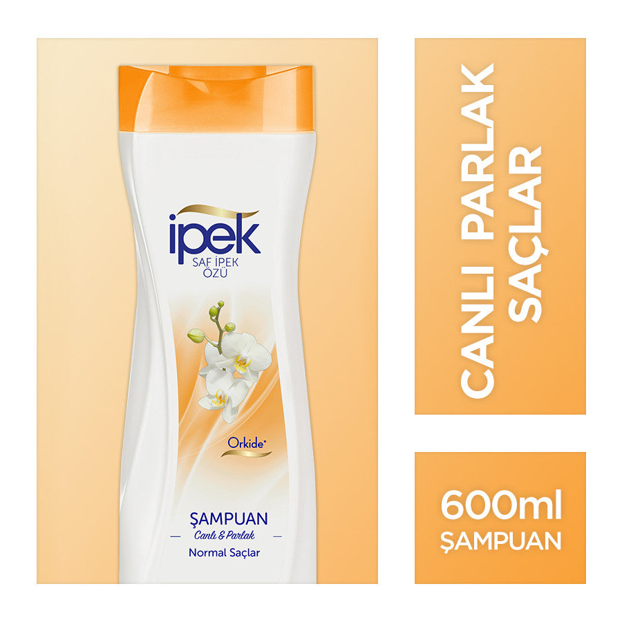 İpek Normal Saçlar İçin Orkide Özlü Şampuan 600 ml