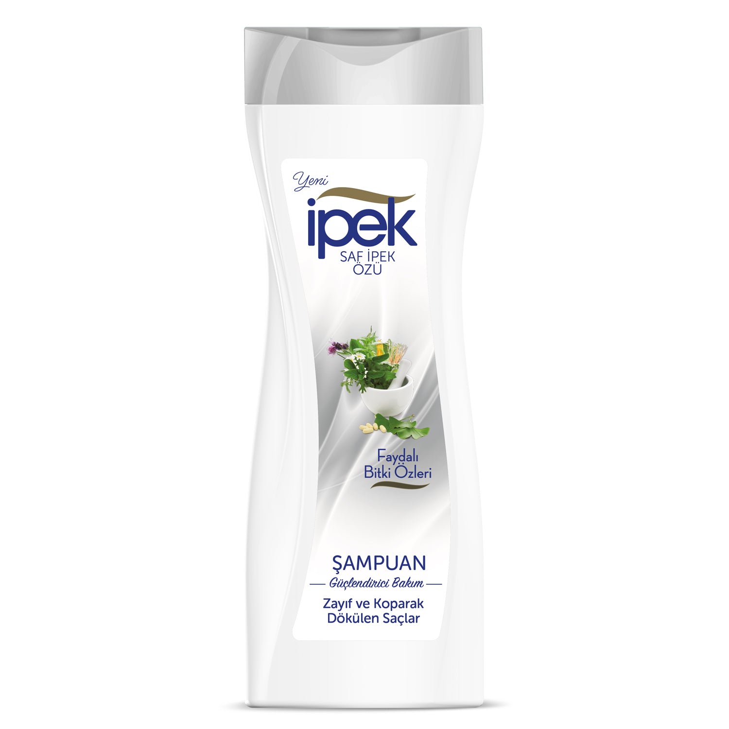 İpek Zayıf ve Koparak Dökülen Saçlar İçin Bitki Özlü Şampuan 570 ML