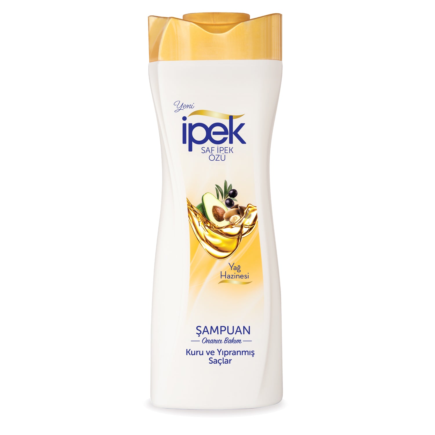 İpek Kuru Yıpranmış Saçlar  için Yağ Hazinesi Şampuan 570 ML