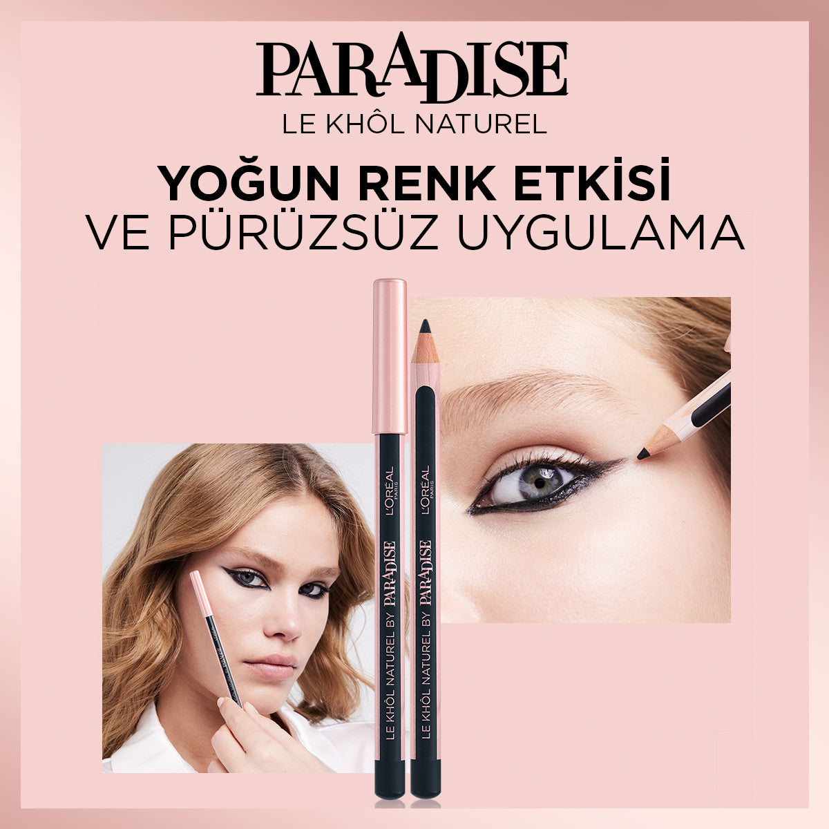 Kahverengi Göz Kalemi - L'Oréal Paris Paradise Le Khol Göz Kalemi 102 Pure Espresso