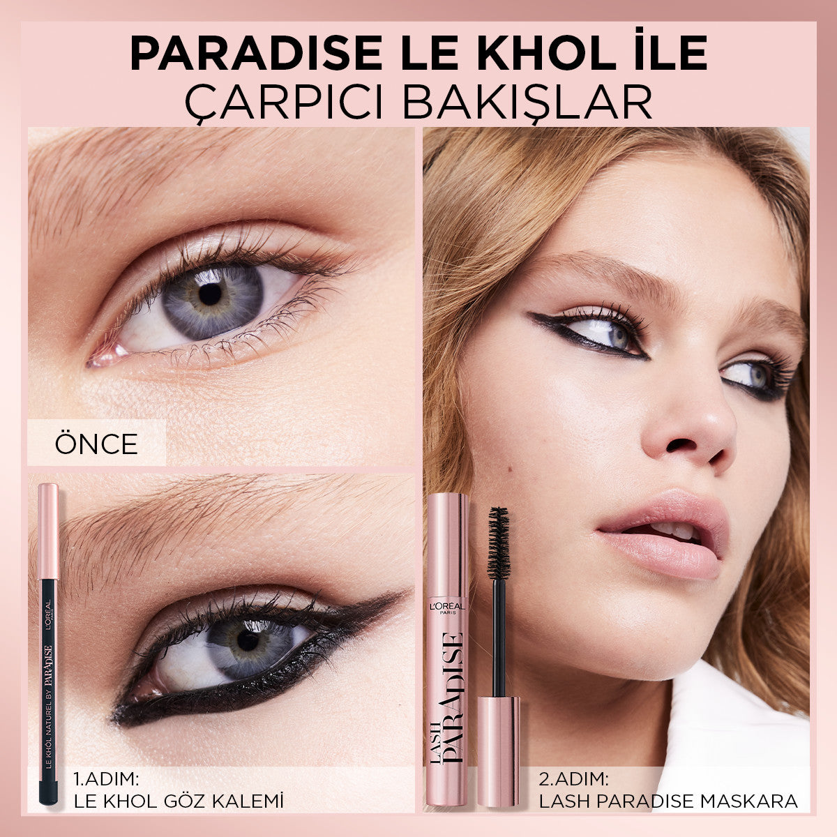 Kahverengi Göz Kalemi - L'Oréal Paris Paradise Le Khol Göz Kalemi 102 Pure Espresso