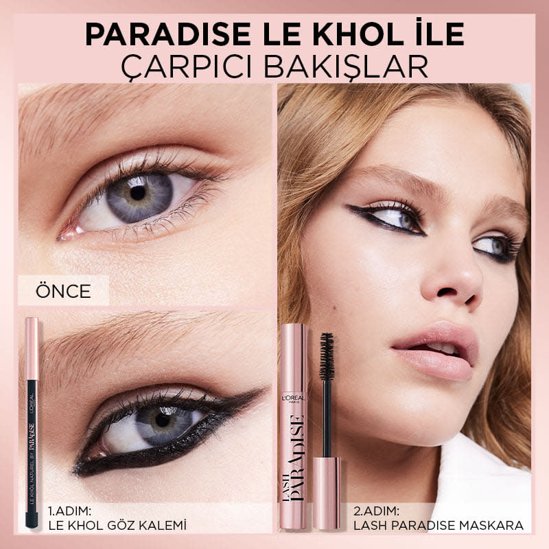 Kahverengi Göz Kalemi - L'Oréal Paris Paradise Le Khol Göz Kalemi 102 Pure Espresso