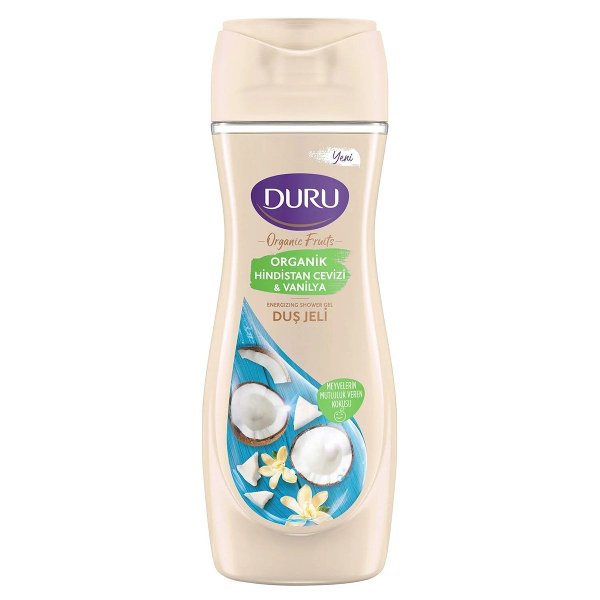 DURU ORGANIC FRUITS VANILYA&HINDISTAN DUS JEL450ML