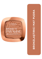 L'Oréal Paris Bronze to Paradise Mat Bronzlaştırıcı Pudra 02 Baby One More Tan