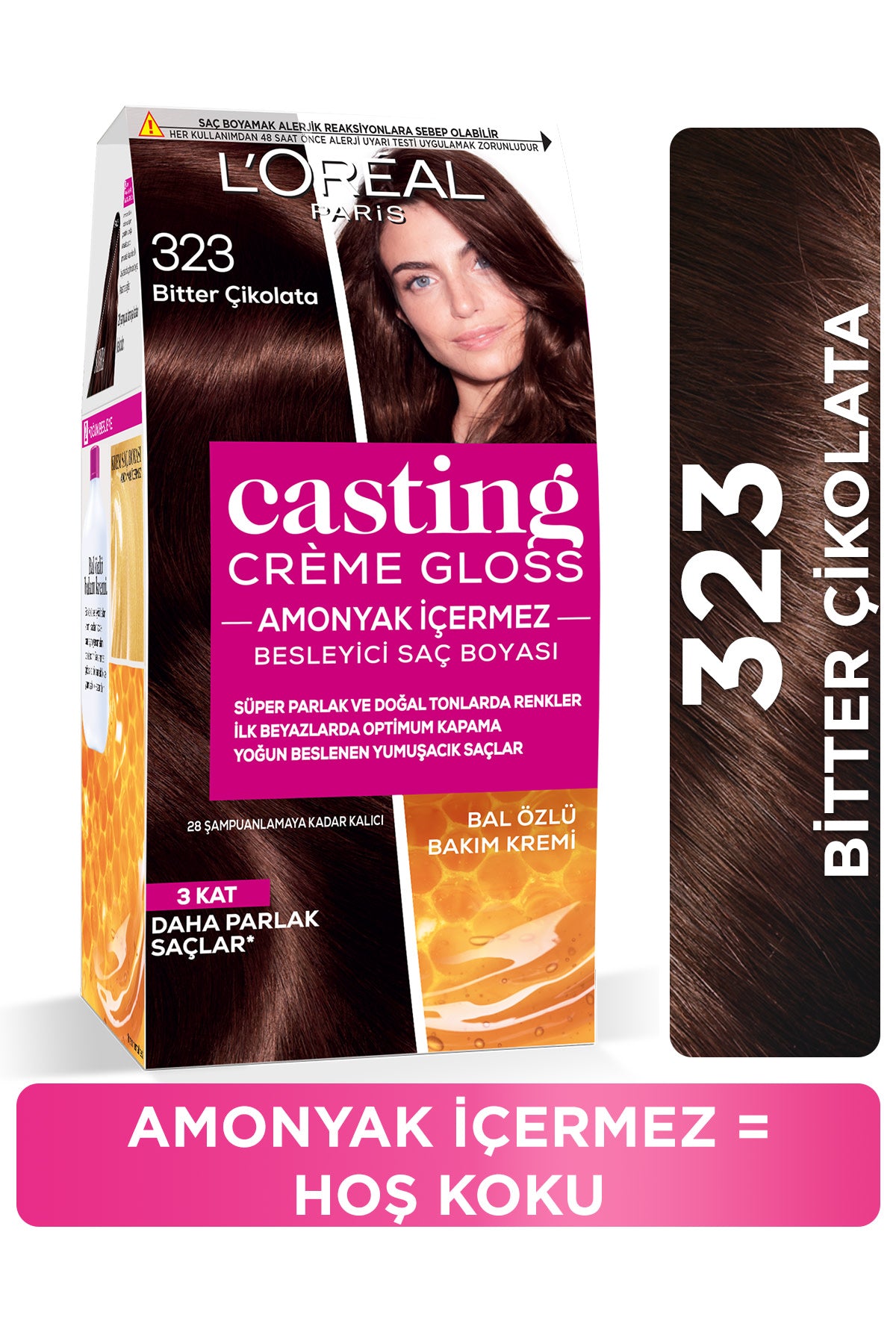 L'Oréal Paris Casting Crème Gloss Saç Boyası - 323 Bitter Çikolata
