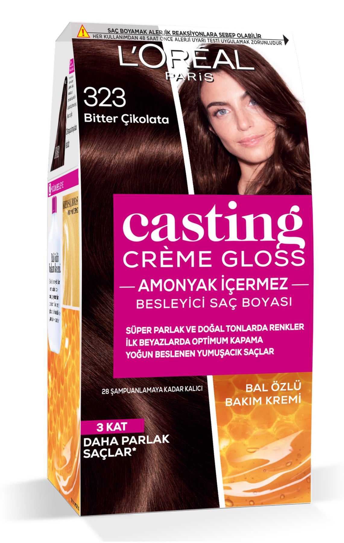 L'Oréal Paris Casting Crème Gloss Saç Boyası - 323 Bitter Çikolata