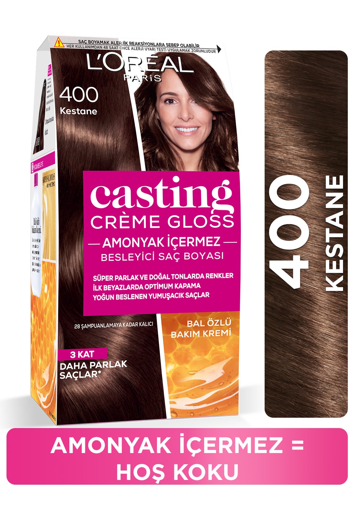 L'Oréal Paris Casting Crème Gloss Saç Boyası - 400 Kestane