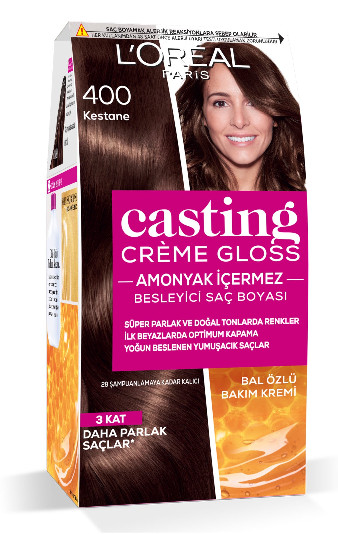 L'Oréal Paris Casting Crème Gloss Saç Boyası - 400 Kestane
