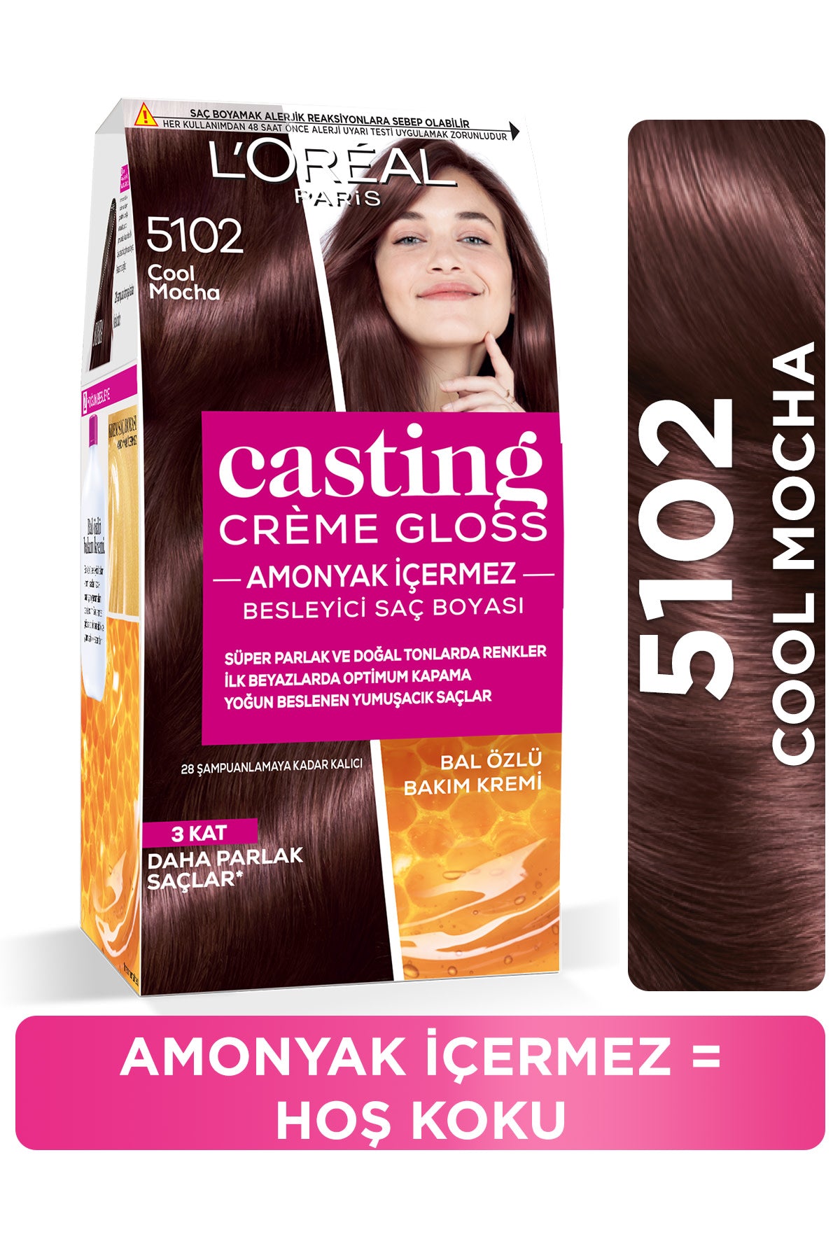 L'Oréal Paris Casting Crème Gloss Saç Boyası - 5102 Cool Mocha