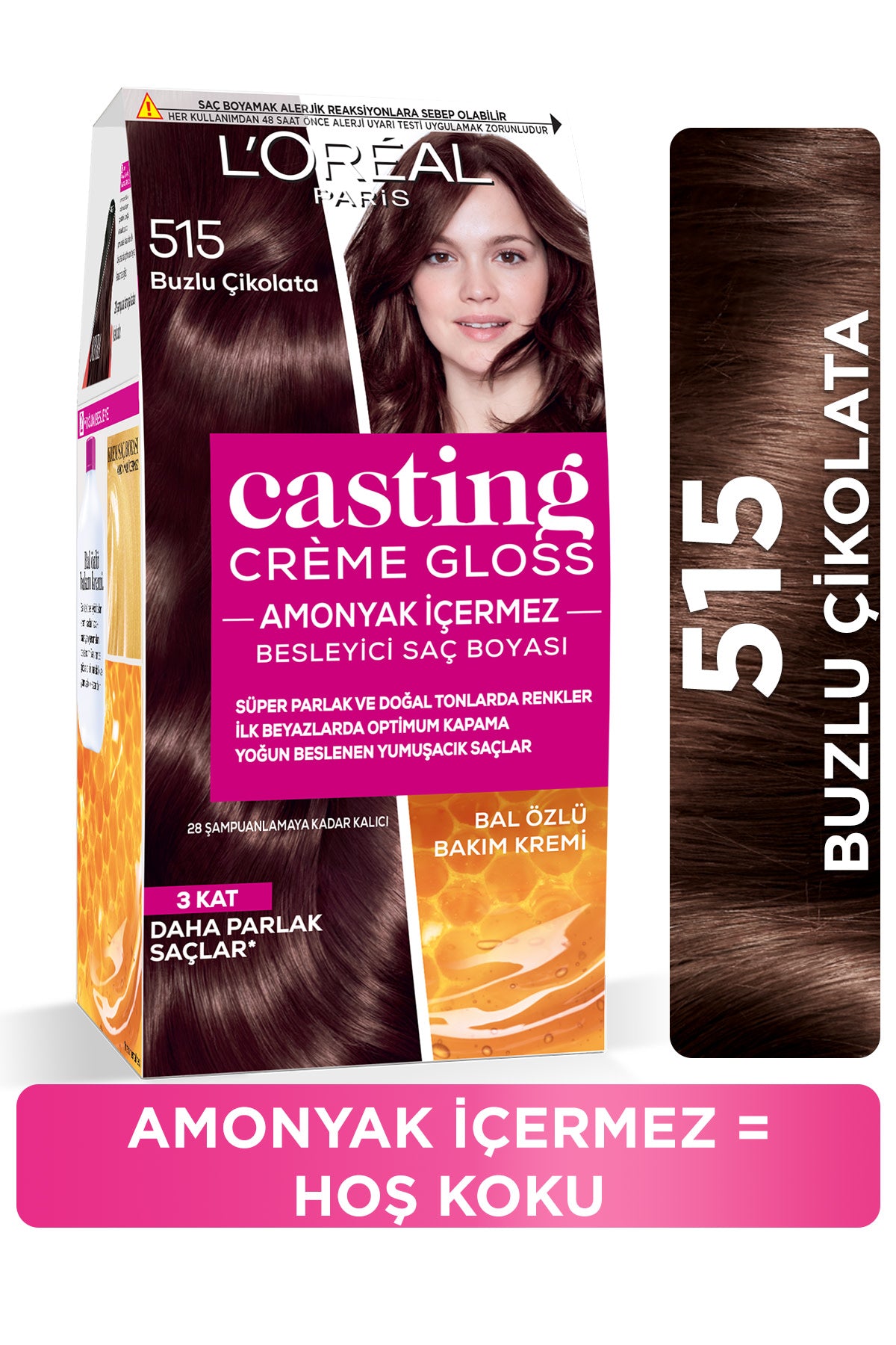 L'Oréal Paris Casting Crème Gloss Saç Boyası - 515 Buzlu Çikolata