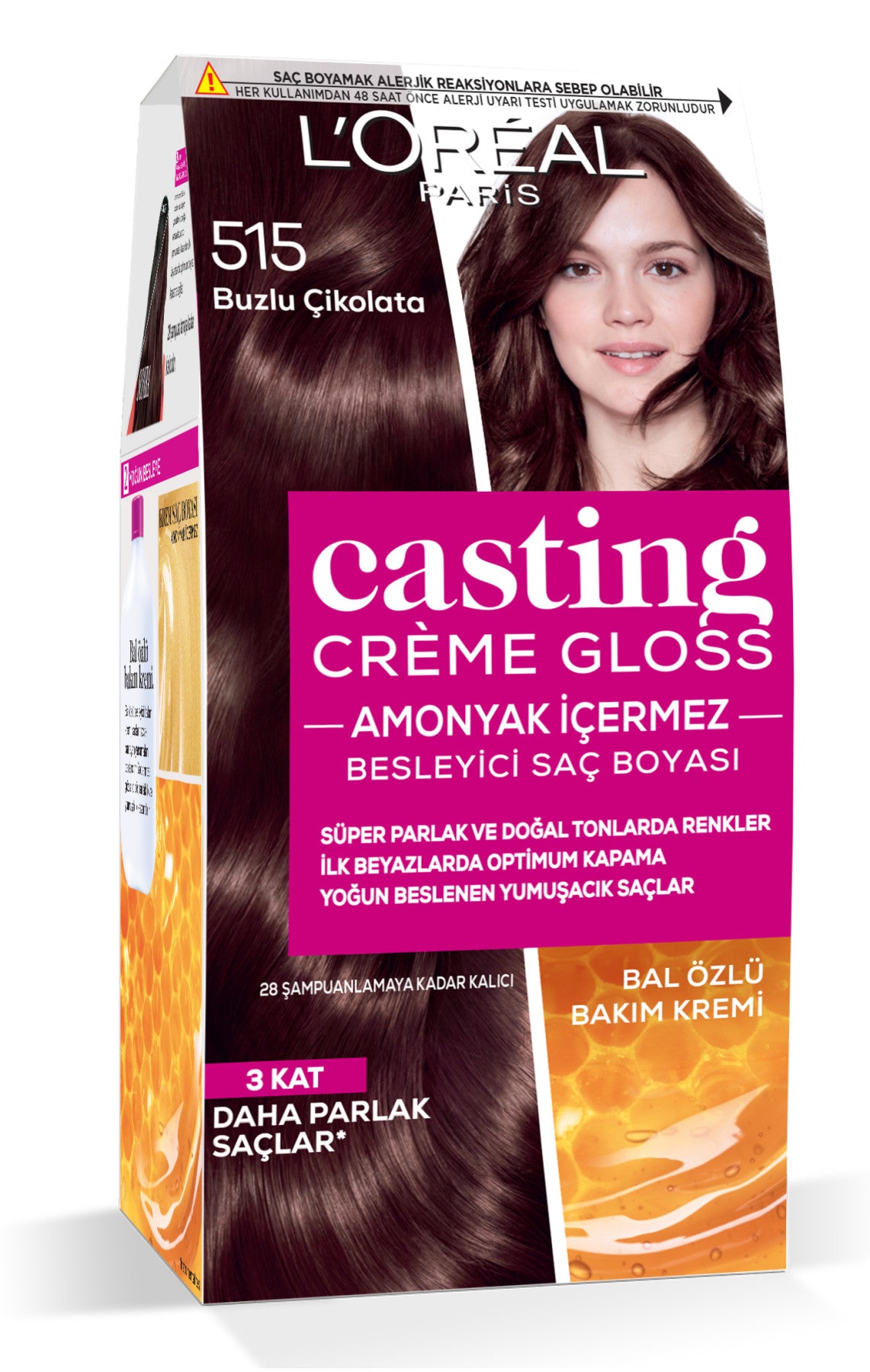 L'Oréal Paris Casting Crème Gloss Saç Boyası - 515 Buzlu Çikolata