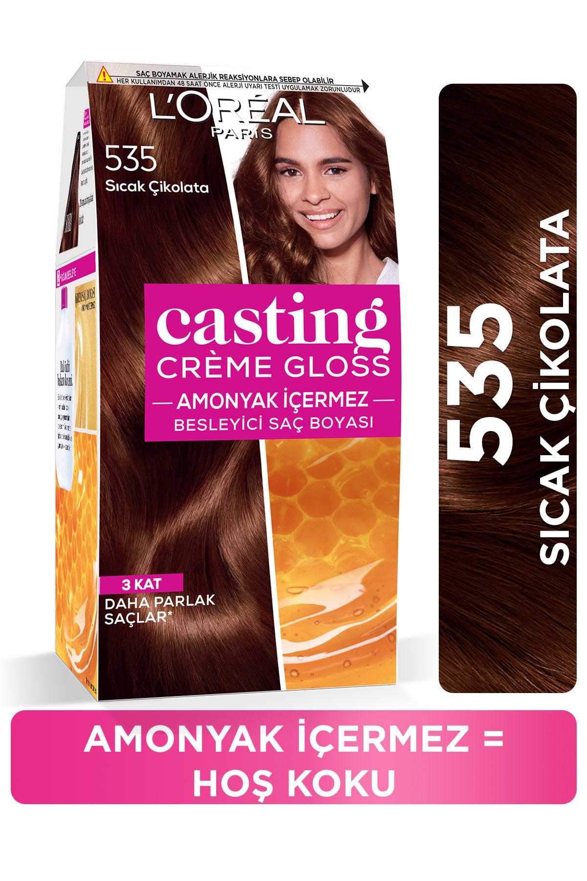 L'Oréal Paris Casting Crème Gloss Saç Boyası - 535 Sıcak Çikolata