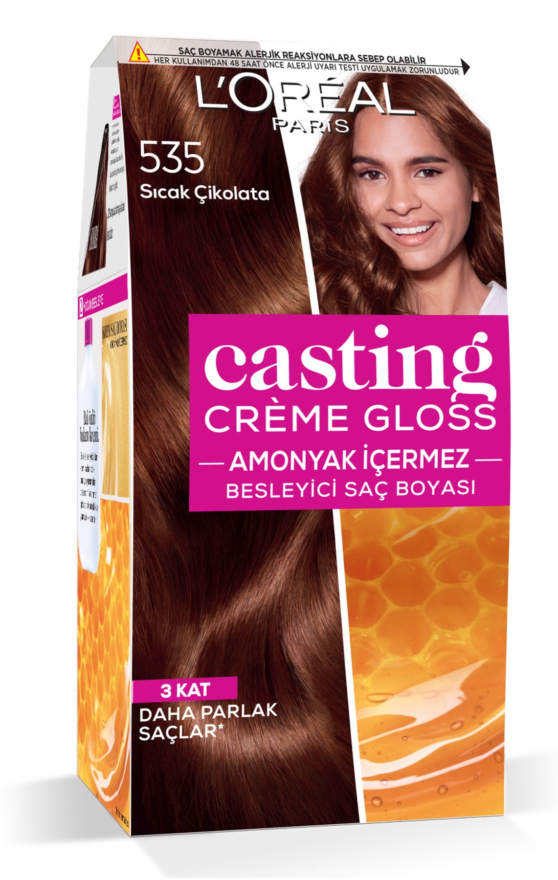 L'Oréal Paris Casting Crème Gloss Saç Boyası - 535 Sıcak Çikolata