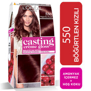 L'Oréal Paris Casting Crème Gloss Saç Boyası - 550 Böğürtlen Kızılı