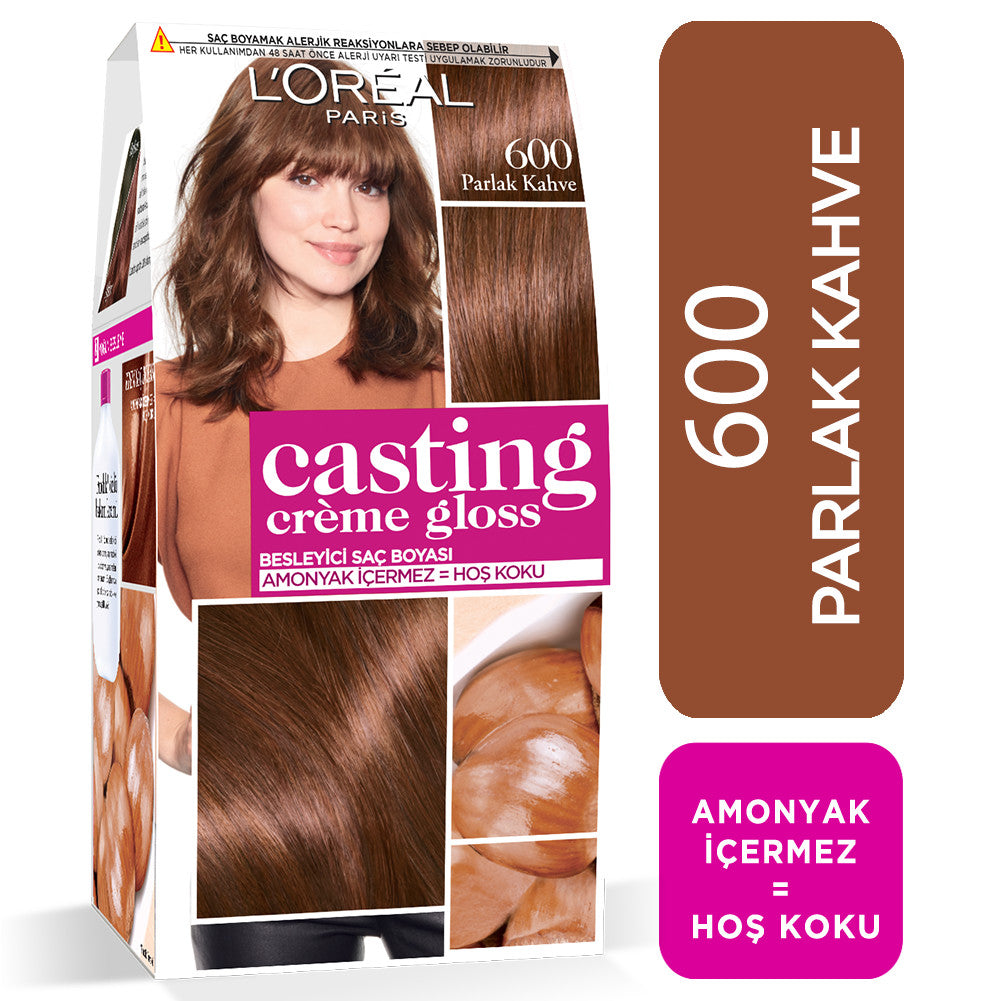 L'Oréal Paris Casting Crème Gloss Saç Boyası - 600 Parlak Kahve