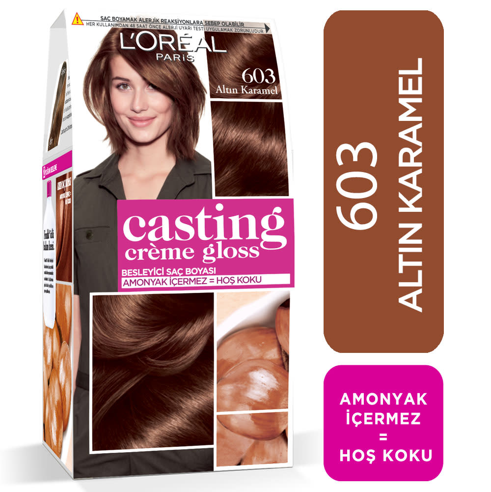 L'Oréal Paris Casting Crème Gloss Saç Boyası - 603 Altın Karamel