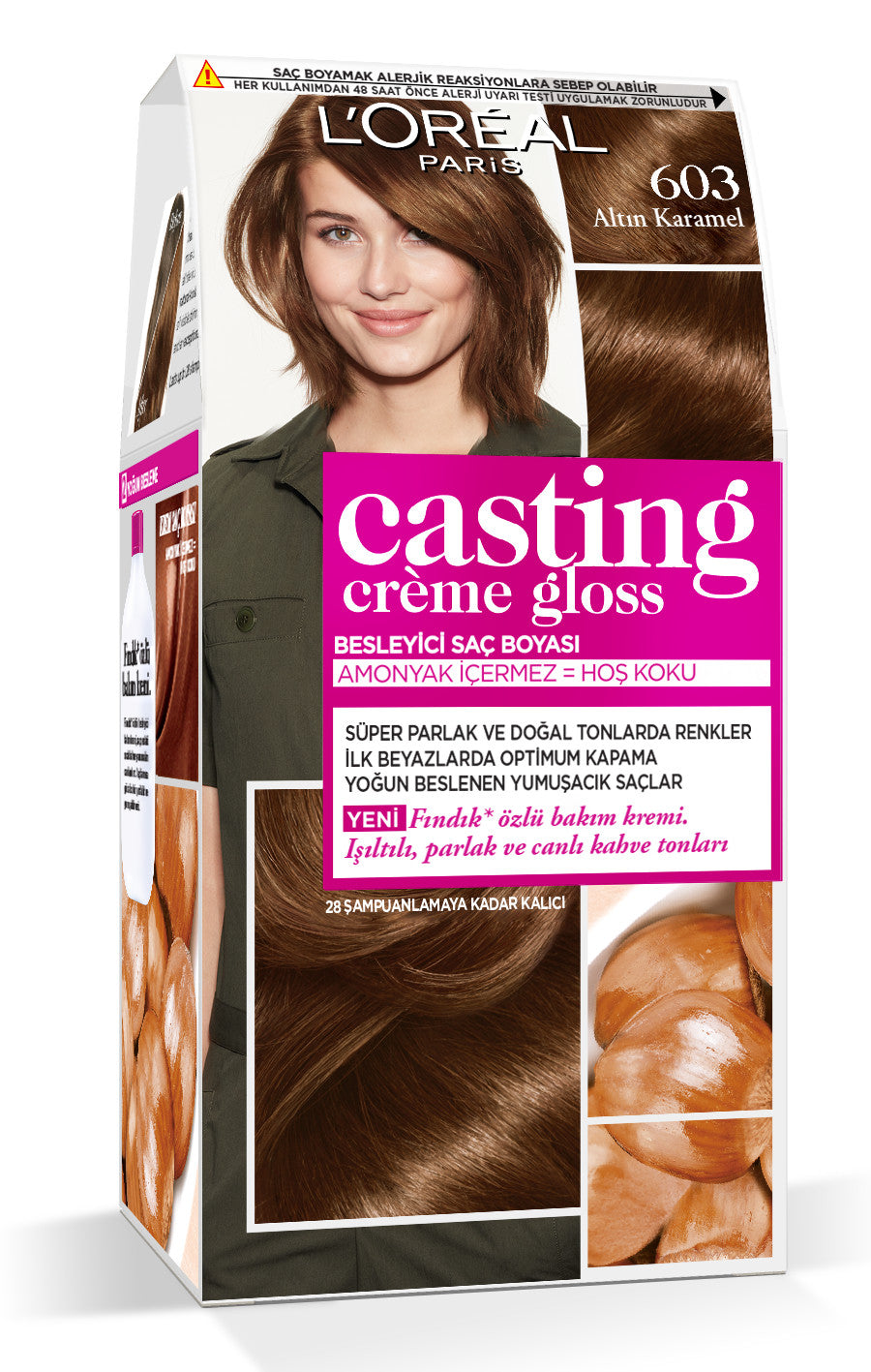 L'Oréal Paris Casting Crème Gloss Saç Boyası - 603 Altın Karamel