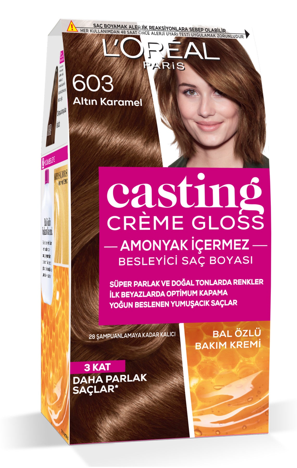 L'Oréal Paris Casting Crème Gloss Saç Boyası - 603 Altın Karamel