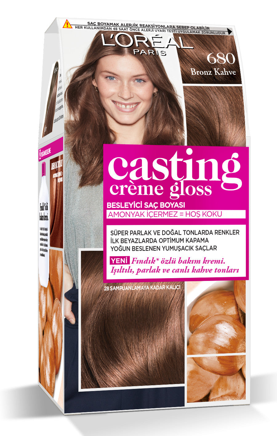 L'Oréal Paris Casting Crème Gloss Saç Boyası - 680 Bronz Kahve