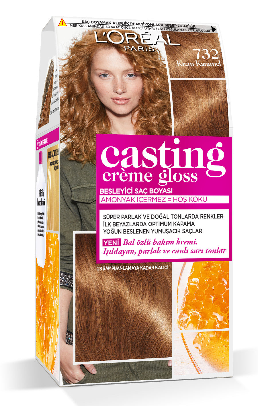 L'Oréal Paris Casting Crème Gloss Saç Boyası - 732 Krem Karamel