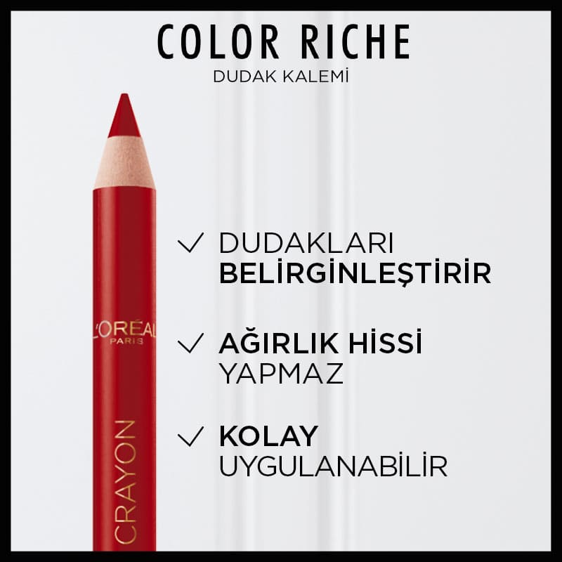 L'Oréal Paris Color Riche Dudak Kalemi - 300 Le Rouge Paris