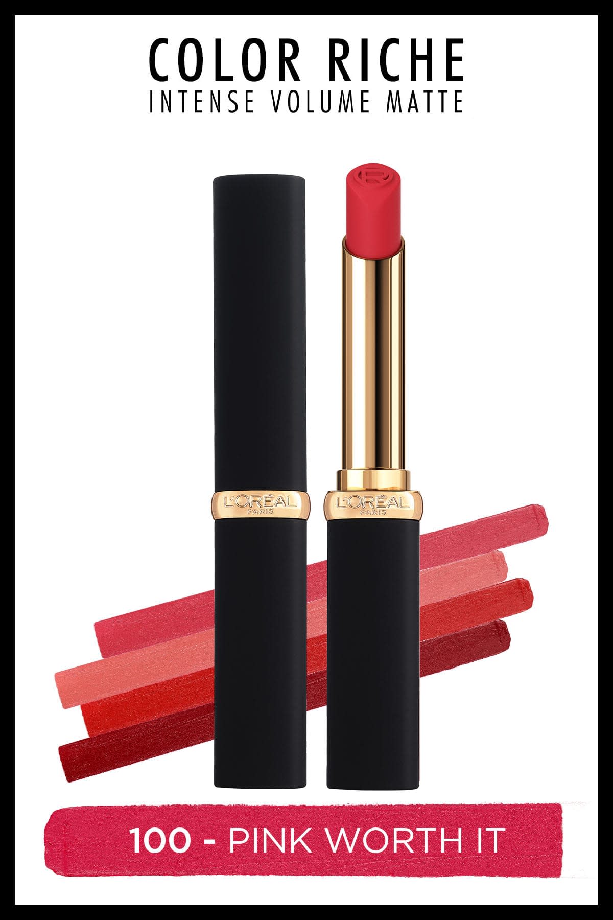 L'Oréal Paris Color Riche Intense Volume Matte Ruj - 100 Pink Worth It