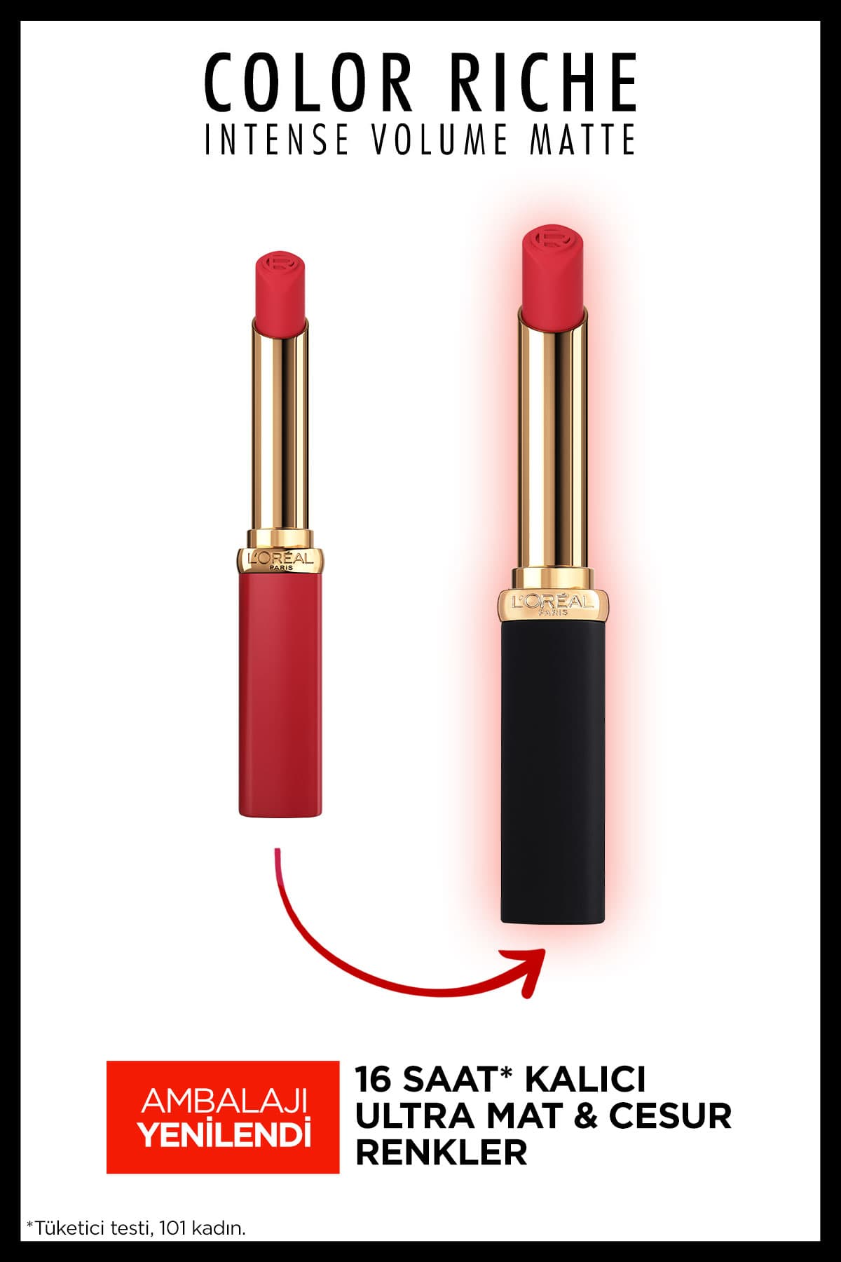 L'Oréal Paris Color Riche Intense Volume Matte Ruj - 100 Pink Worth It