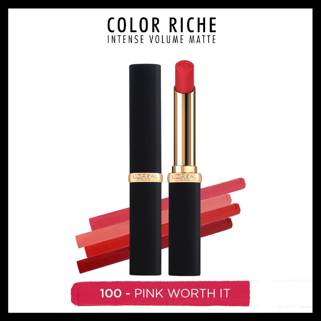 L'Oréal Paris Color Riche Intense Volume Matte Ruj - 100 Pink Worth It