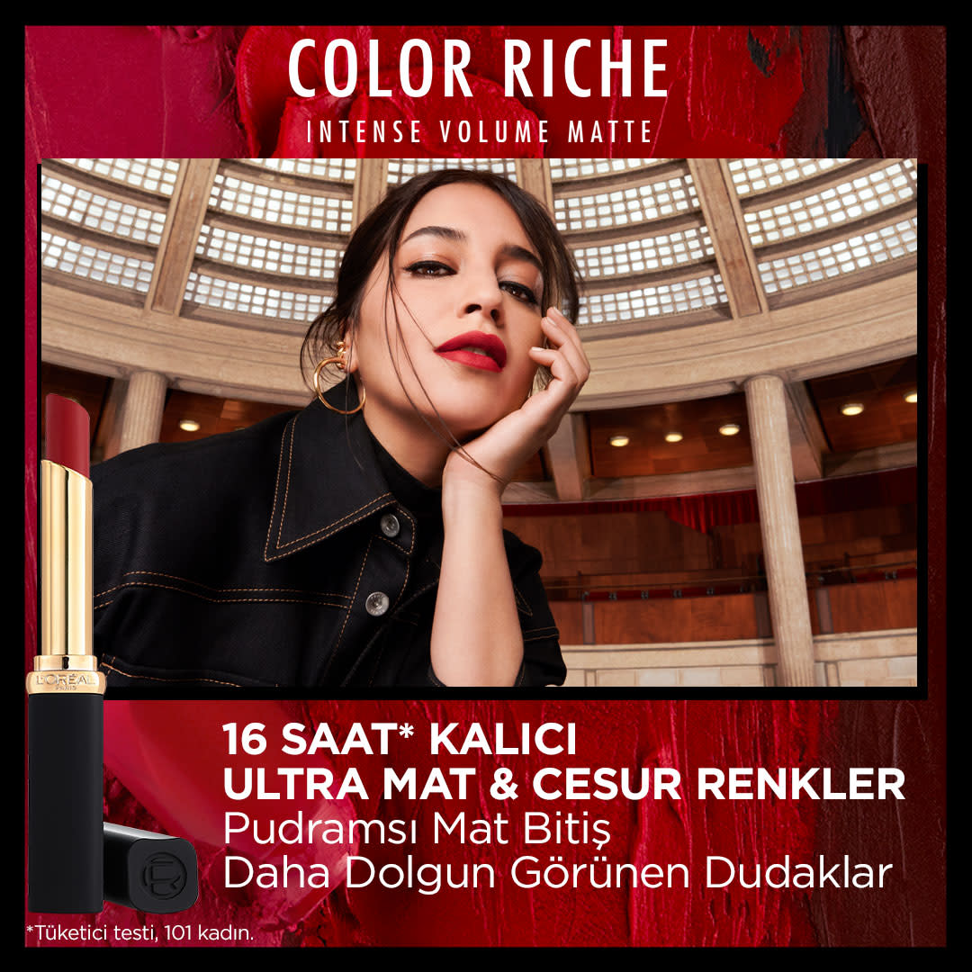 L'Oréal Paris Color Riche Intense Volume Matte Ruj - 100 Pink Worth It