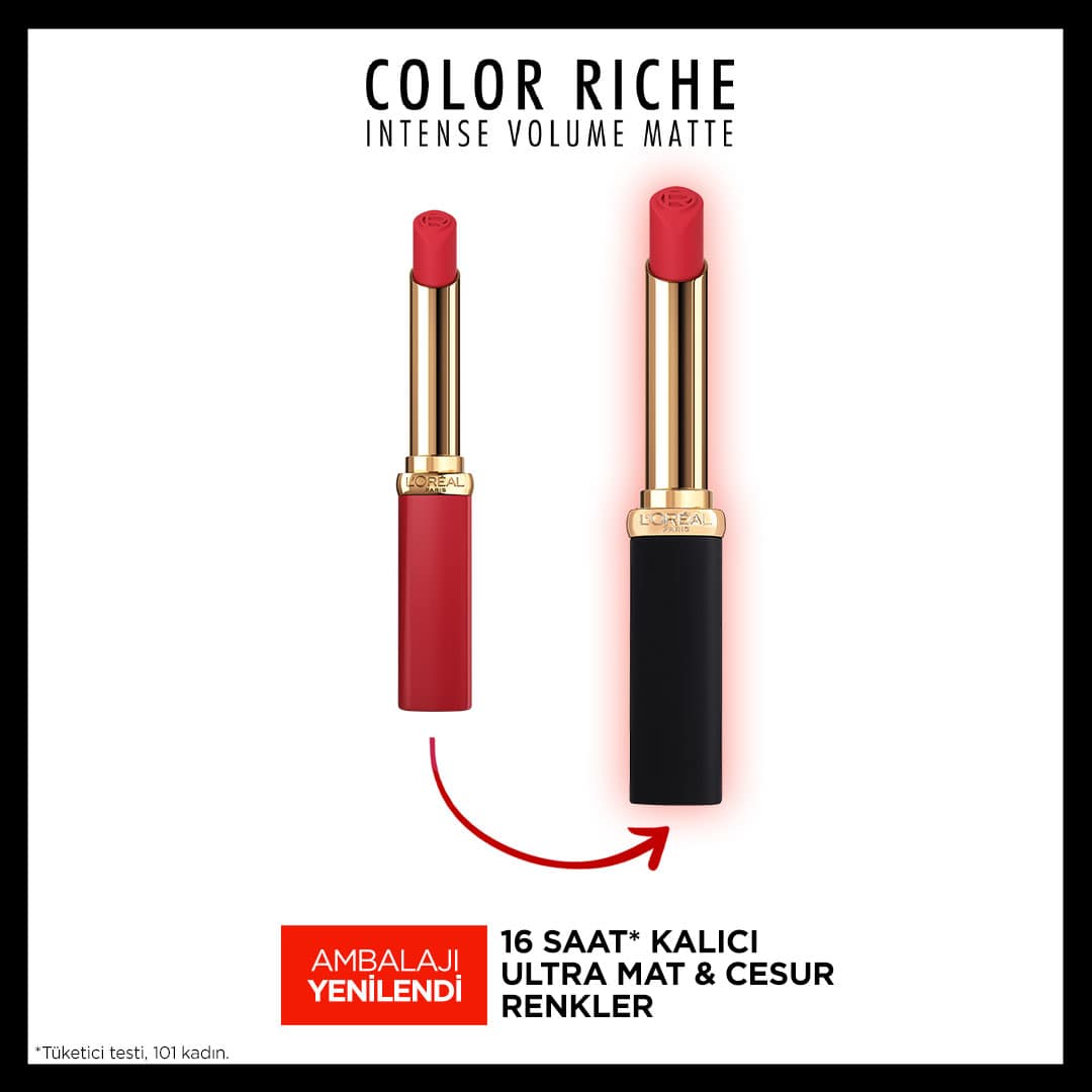L'Oréal Paris Color Riche Intense Volume Matte Ruj - 100 Pink Worth It