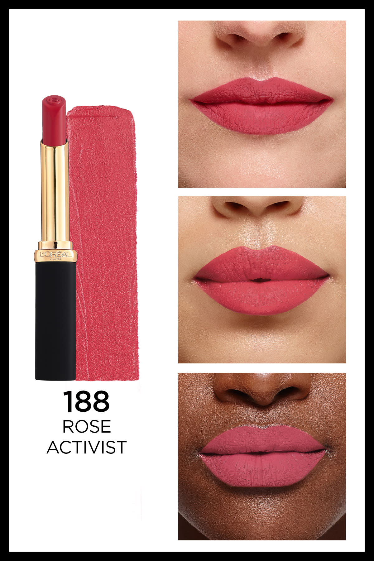 L'Oréal Paris Color Riche Intense Volume Matte Ruj - 188 Rose Activist
