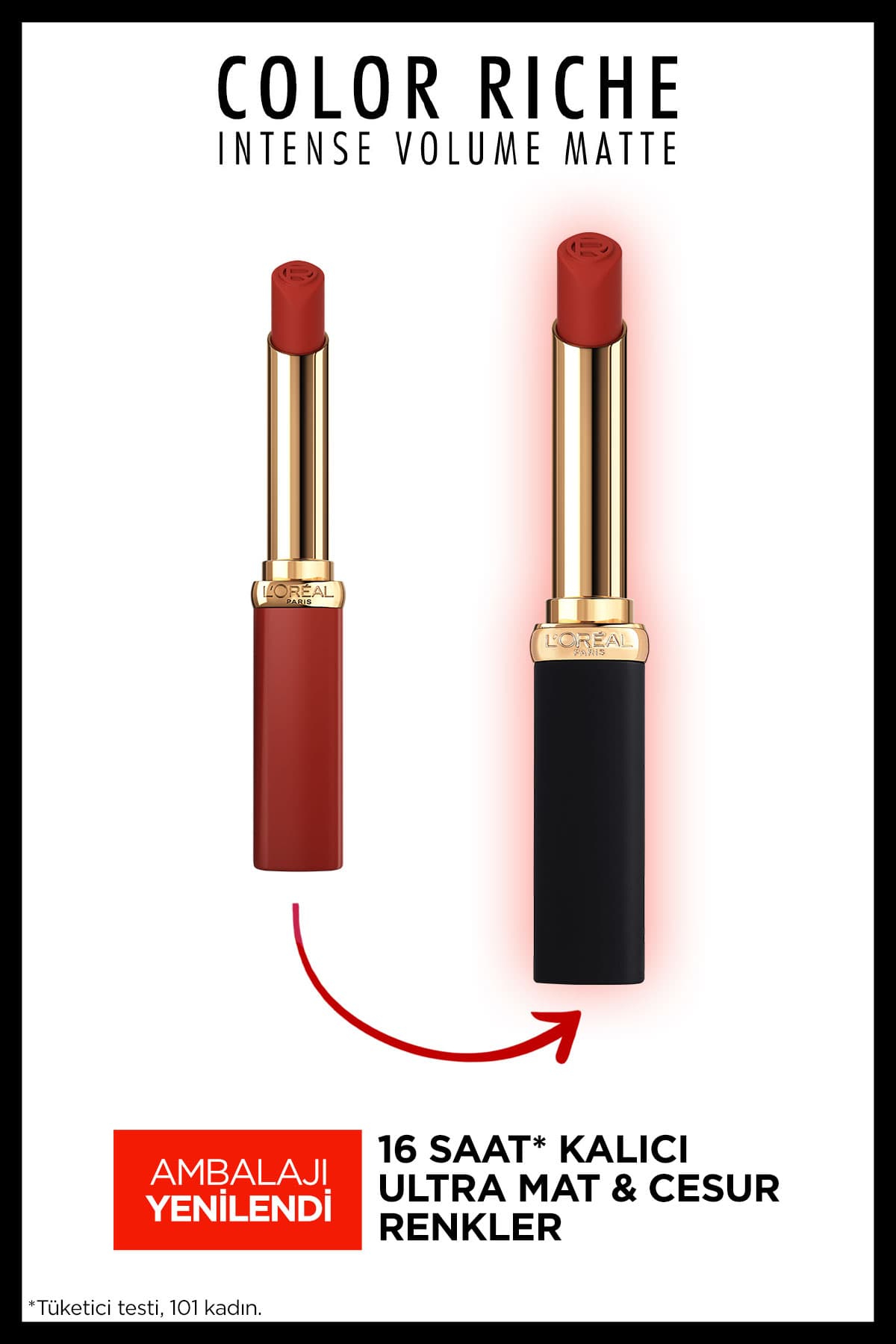 L'Oréal Paris Color Riche Intense Volume Matte Ruj - 200 Orange Stand Up