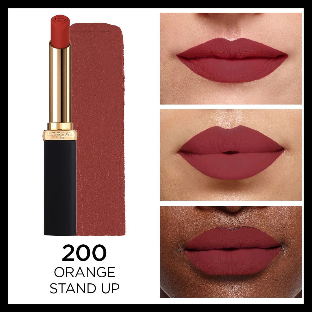 L'Oréal Paris Color Riche Intense Volume Matte Ruj - 200 Orange Stand Up