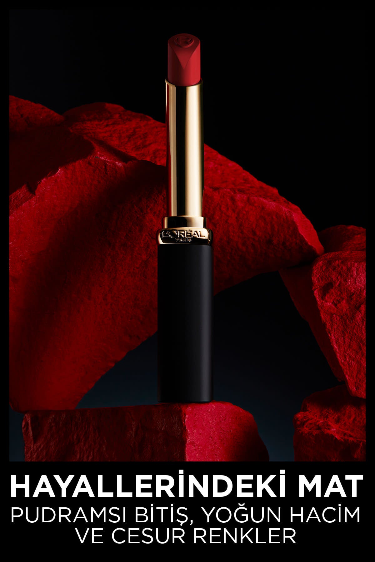 L'Oréal Paris Color Riche Intense Volume Matte Ruj -  300 Rouge Confident