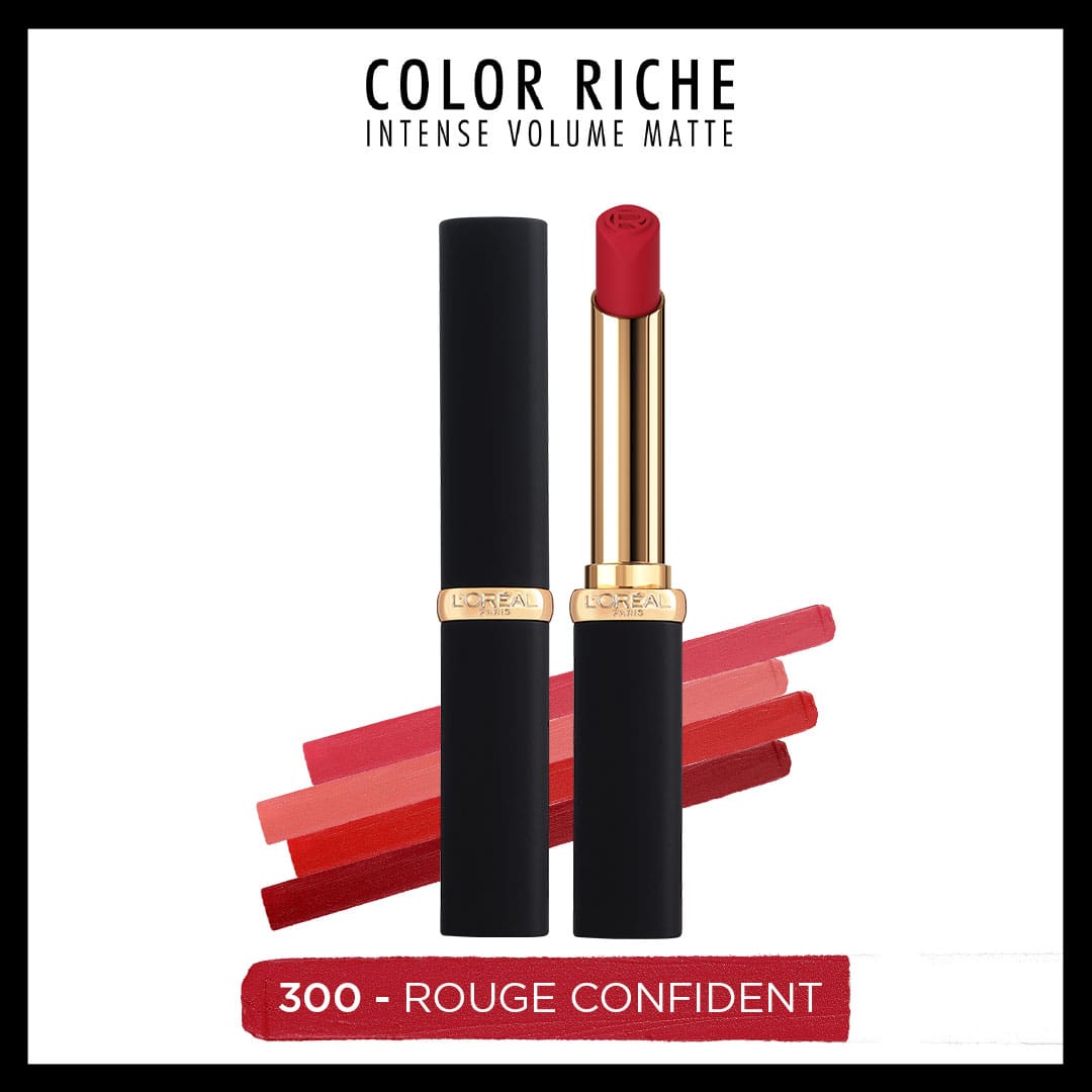 L'Oréal Paris Color Riche Intense Volume Matte Ruj -  300 Rouge Confident