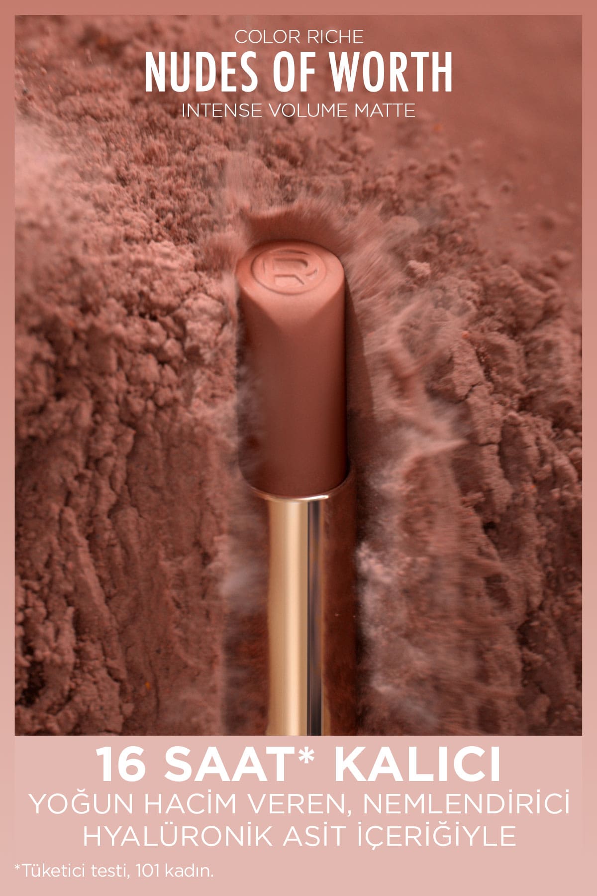 L'Oréal Paris Color Riche Intense Volume Matte Ruj -  520 Nude Defiant