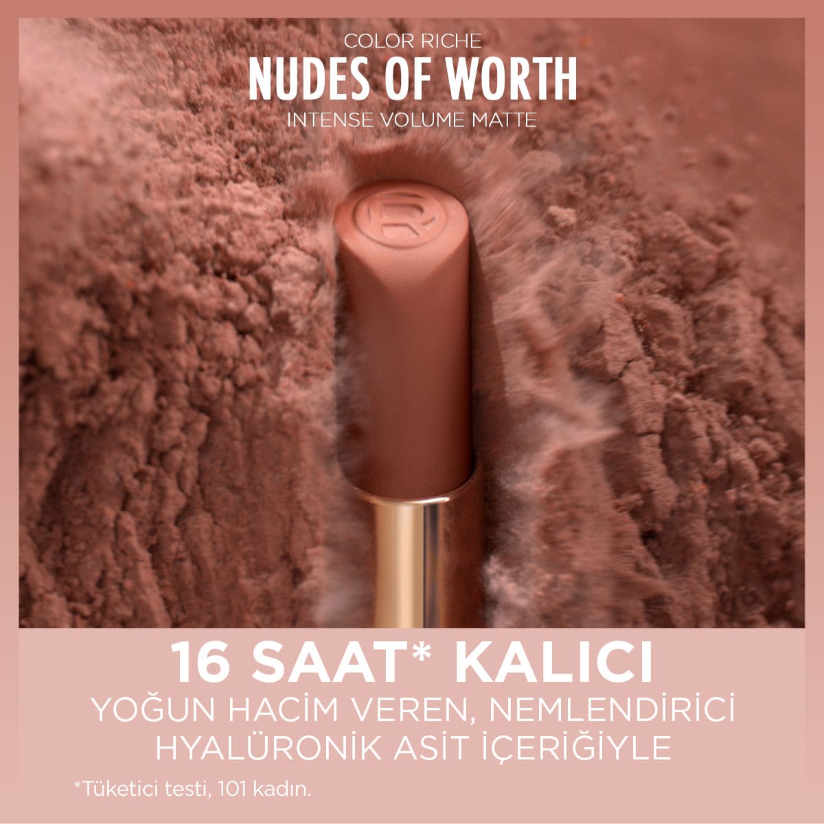 L'Oréal Paris Color Riche Intense Volume Matte Ruj -  520 Nude Defiant