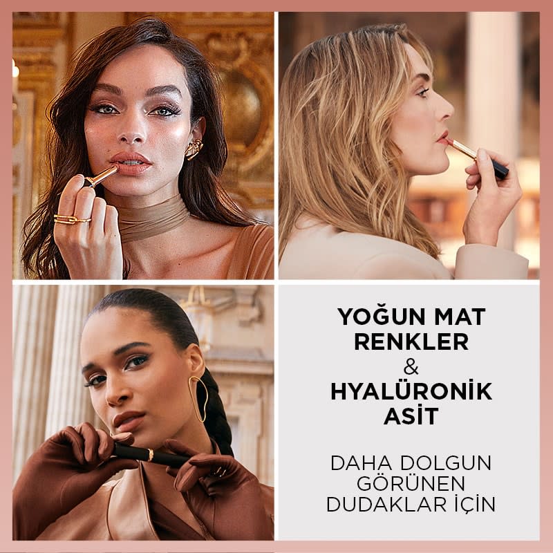 L'Oréal Paris Color Riche Intense Volume Matte Ruj -  520 Nude Defiant
