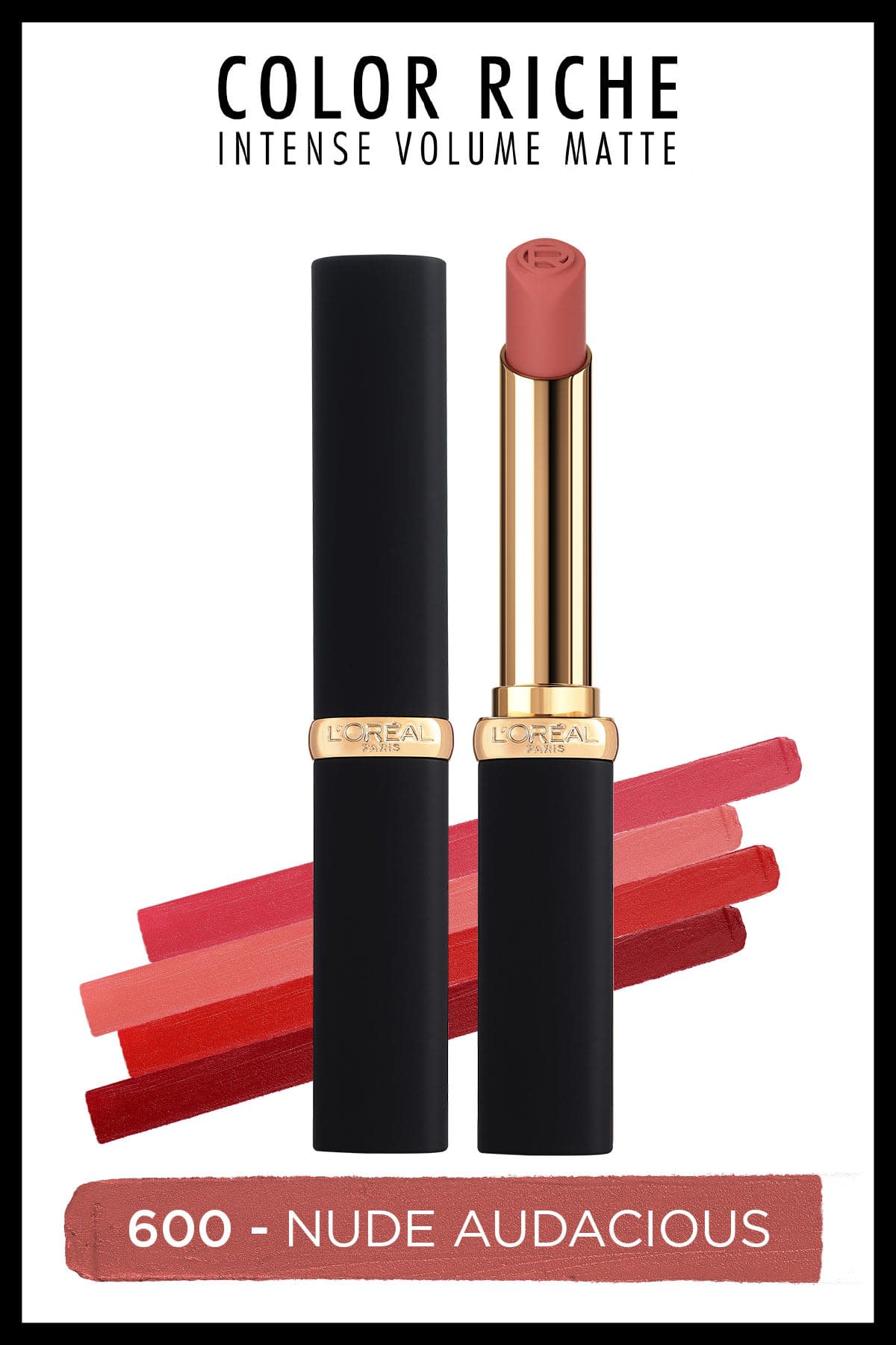 L'Oréal Paris Color Riche Intense Volume Matte Ruj - 600 Nude Audacious