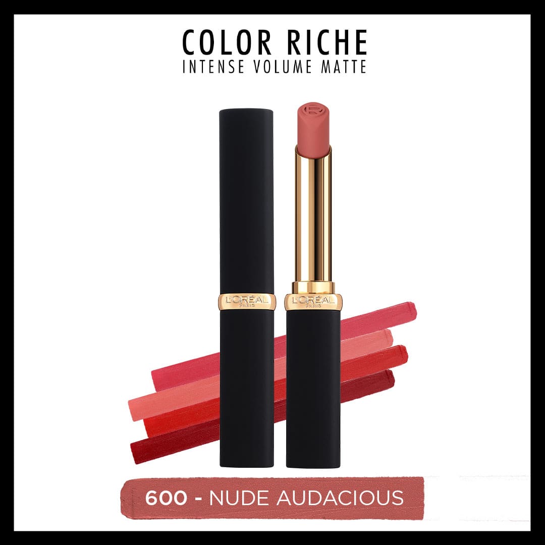 L'Oréal Paris Color Riche Intense Volume Matte Ruj - 600 Nude Audacious