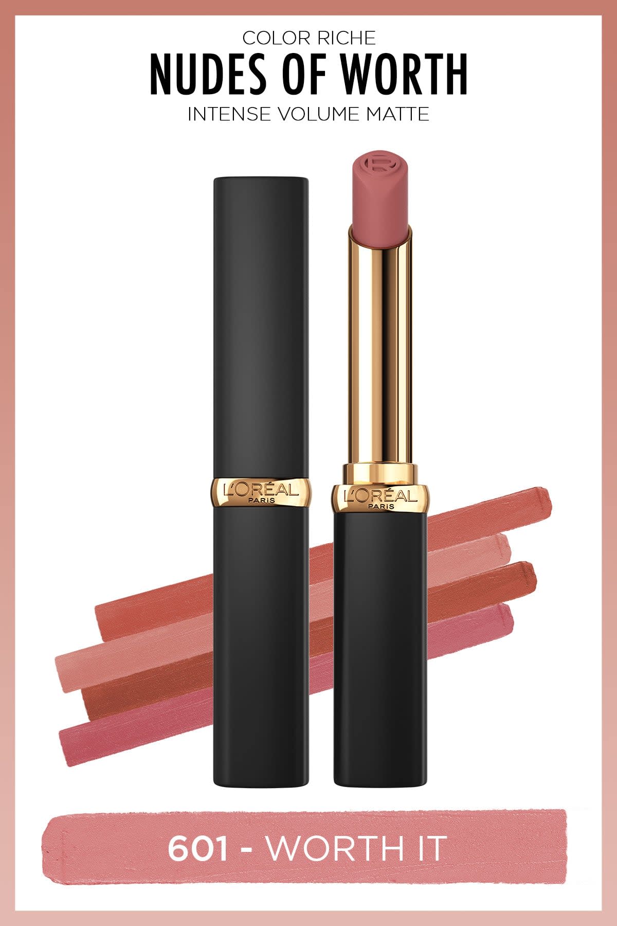 L'Oréal Paris Loreal Paris Color Riche Intense Volume Matte Ruj - 601 Worth It | Evdeeczane – 601 Worth It | Evdeeczane